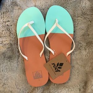 New reef flip flops